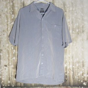 🦄 Bruno Sueded Mens Short Sleeve Button Down